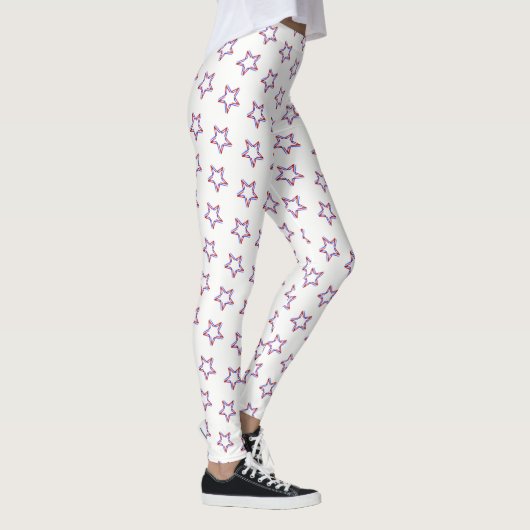 Leggings voor vrouwen - vierde patriottiestar juli (Rechts)