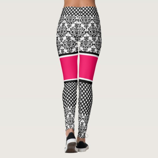 leggings voor warme roze dempers (Achterkant)