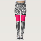 leggings voor warme roze dempers (Voorkant)
