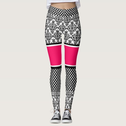 leggings voor warme roze dempers (Voorkant)