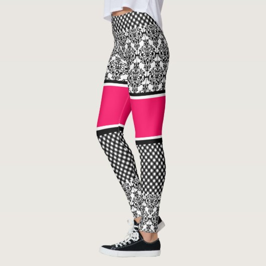 leggings voor warme roze dempers (Links)