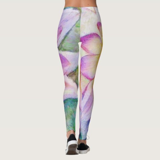 Leggings voor waterLily Bold Print (Achterkant)
