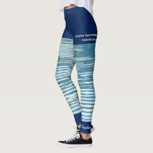 Leggings voor waterreflectie met Fake Blue Shorts