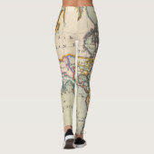 Leggings voor  Wereldkaart-avontuur (Achterkant)