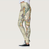 Leggings voor  Wereldkaart-avontuur (Links)