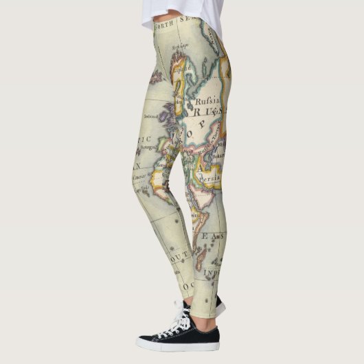 Leggings voor Wereldkaart-avontuur (Links)