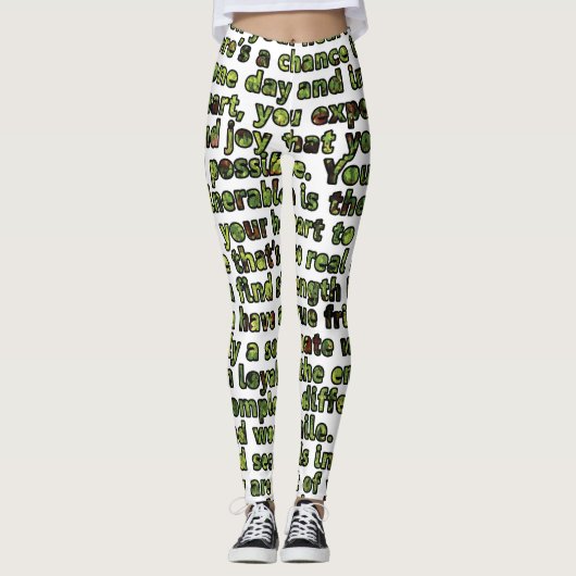 Leggings voor werkresultaten (Voorkant)