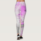 Leggings voor Wild Roos Design in Pastels (Achterkant)