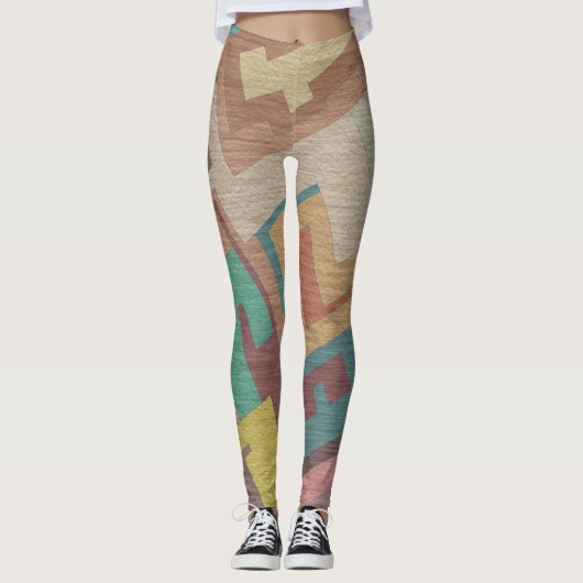 Leggings voor woestijnkleuren Camouflage (Voorkant)
