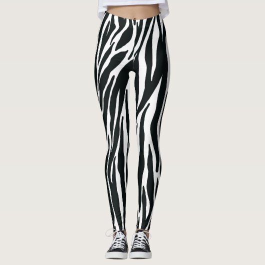Leggings voor Zebra-afdrukken (Voorkant)