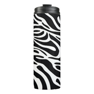 Leggings voor zebraafdruk thermosbeker