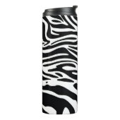 Leggings voor zebraafdruk thermosbeker (Gedraaid links)