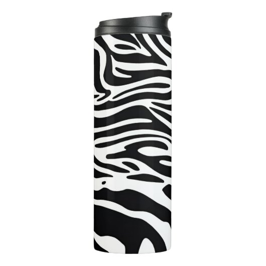 Leggings voor zebraafdruk thermosbeker (Gedraaid links)