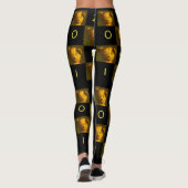 Leggings voor Zombie Teddy Bear Design (Achterkant)