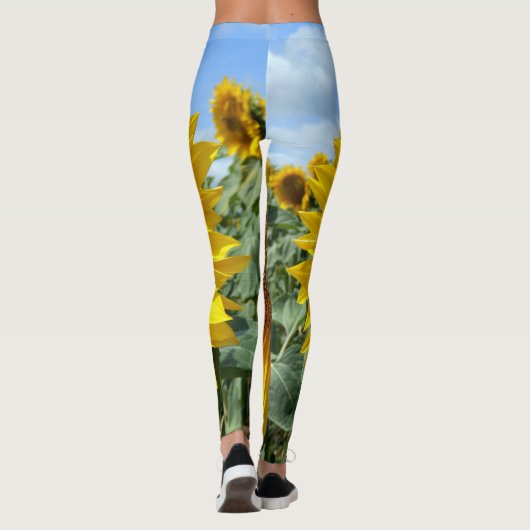 Leggings voor zonnebloemen (Achterkant)