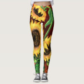 Leggings voor zonnebloemen (Voorkant)