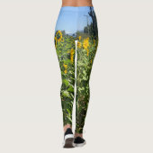 Leggings voor zonnebloemen (Achterkant)