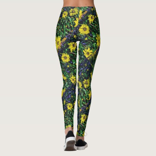 Leggings voor zonnebloemen (Achterkant)