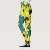 Leggings voor zonnebloemen - enorme zonnebloemen l (Links)