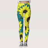 Leggings voor zonnebloemen - enorme zonnebloemen l (Voorkant)