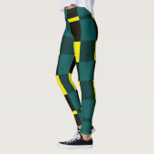 Leggings voor zwart-geel vrouwen (Links)