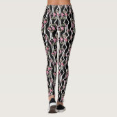 Leggings voor zwart-wit vrouwen (Achterkant)