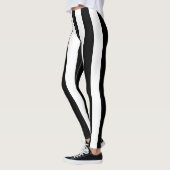 Leggings voor zwart-witgestreept emmen (Links)