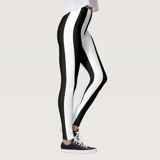 Leggings voor zwart-witgestreept emmen (Rechts)