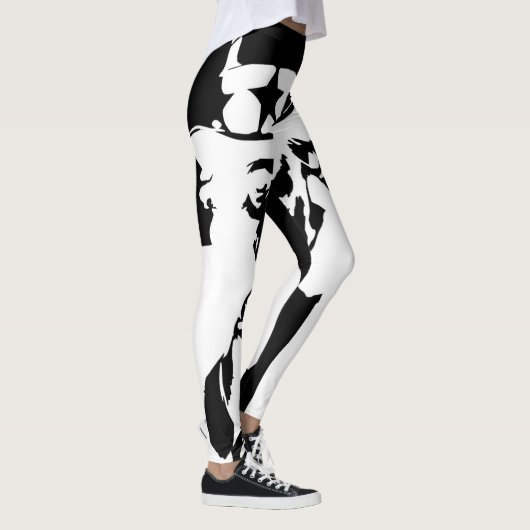 Leggings voor zwart-witvrouwen (Rechts)