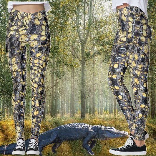 Leggings voor zwarte en gele "galgine"