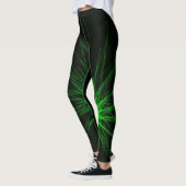 Leggings voor zwarte en groene Neon (Links)