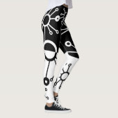 Leggings voor zwarte en witte doordrukstrips (Rechts)