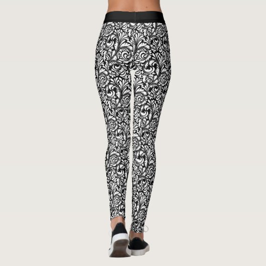 Leggings voor zwarte en witte flessenwijn (Achterkant)