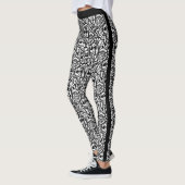 Leggings voor zwarte en witte flessenwijn (Links)