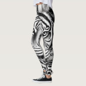 Leggings voor zwarte en witte tijger (Links)