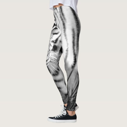Leggings voor zwarte en witte tijger (Links)