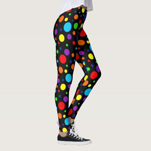 Leggings voor zwarte regenboogspots (Rechts)