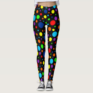 Leggings voor zwarte regenboogspots