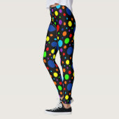 Leggings voor zwarte regenboogspots (Links)
