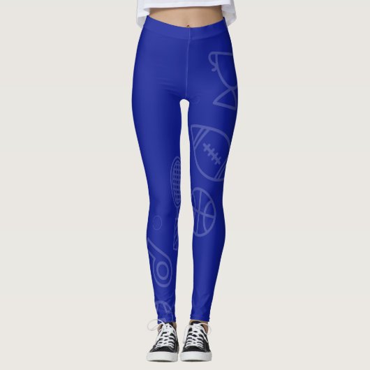 Leggings vrouw atleten en sportief (Voorkant)