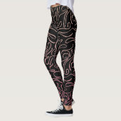 Leggings vrouw glitter roze (Links)