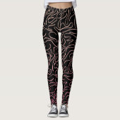 Leggings vrouw glitter roze (Voorkant)