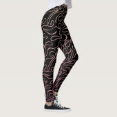 Leggings vrouw glitter roze (Rechts)