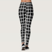 leggings, Vrouwen Leggings Grid Print Oefening Fit (Achterkant)