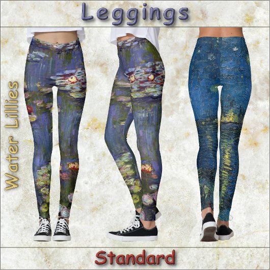 LEGGINGS - "Waterlelies" - Claude Monet