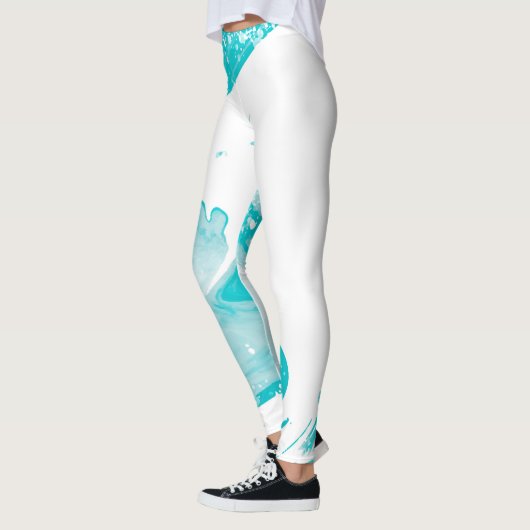 leggings waterverf draaipatroon (Links)