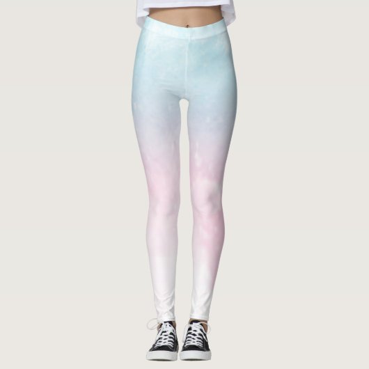 leggings waterverf gradiënt ombre (Voorkant)