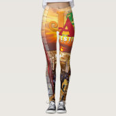 leggings Wijn en Jazz Fest 2018 (Voorkant)