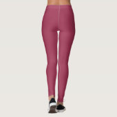 Leggings wijnroze (Achterkant)