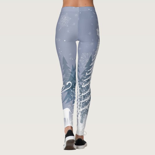 Leggings winterscène (Achterkant)